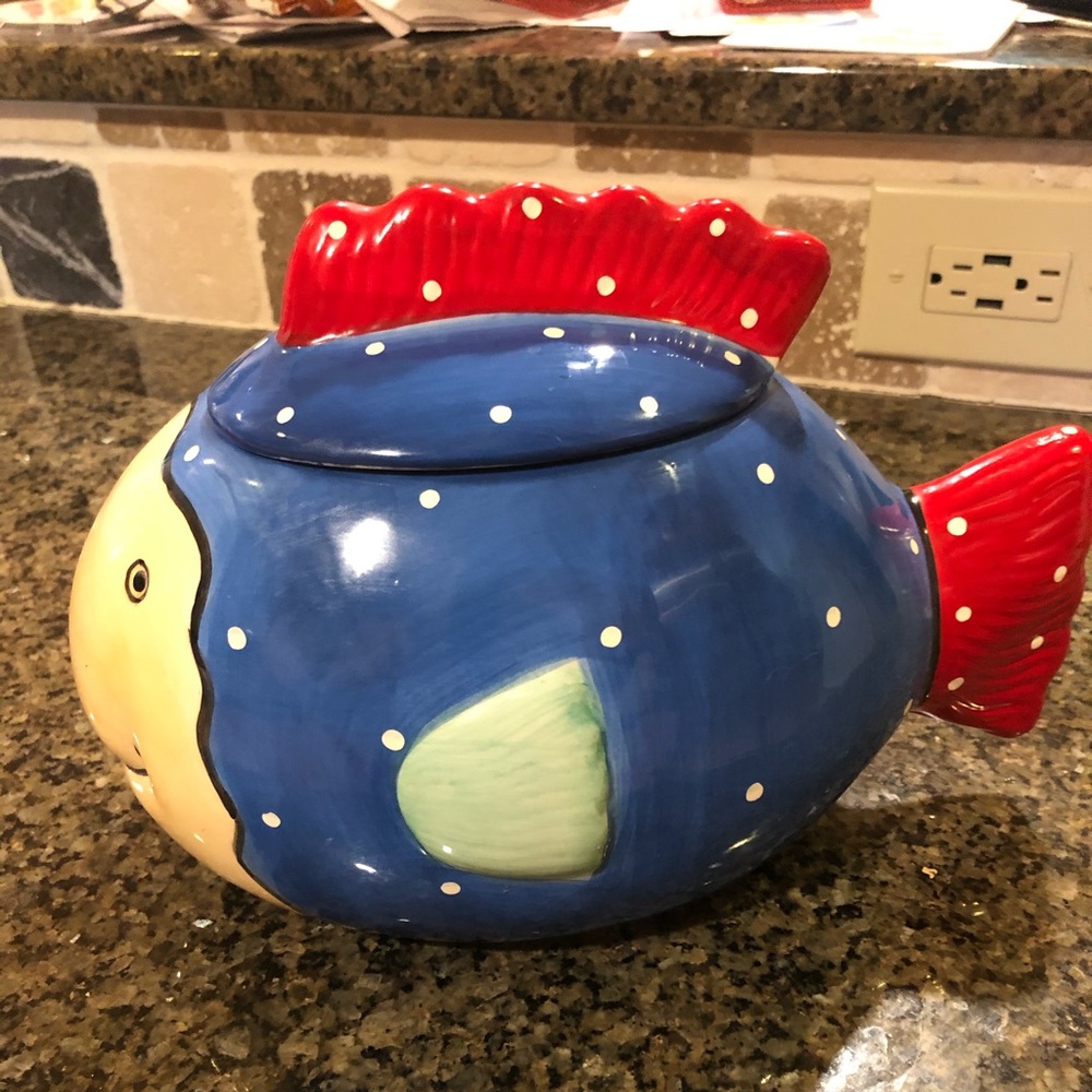 Fish Cookie Jar